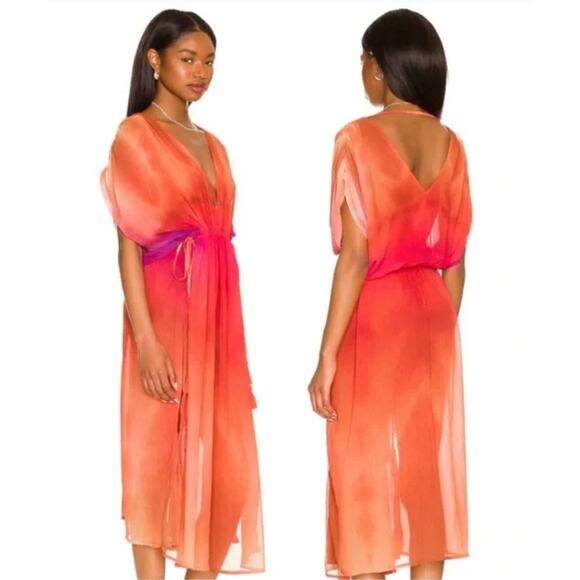 Agua Bendita‎ x REVOLVE Lyra Dress in Rainbow - Picture 1 of 11